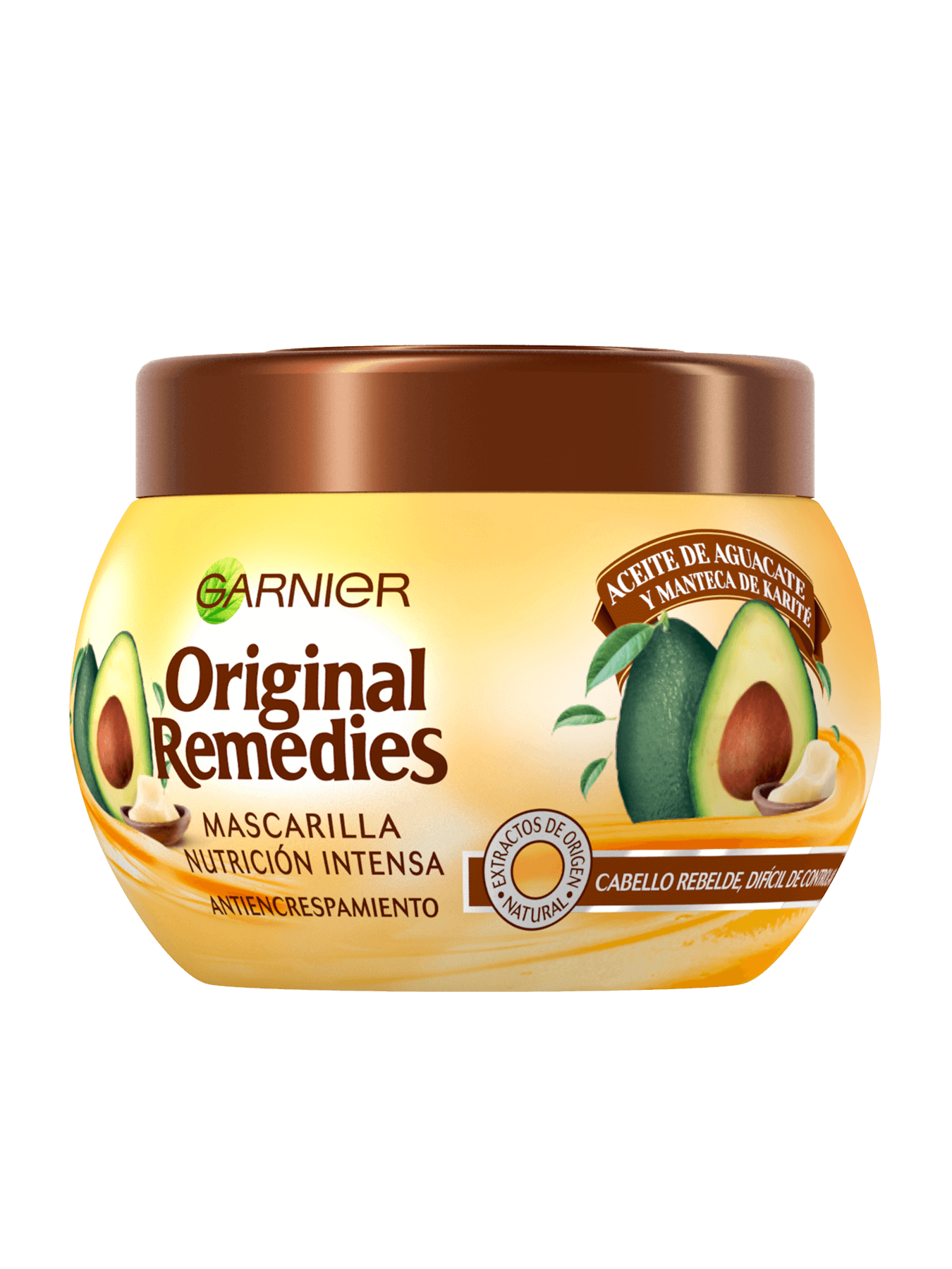 Mascarilla Aceite de Aguacate y Manteca de Karité - Original Remedies
